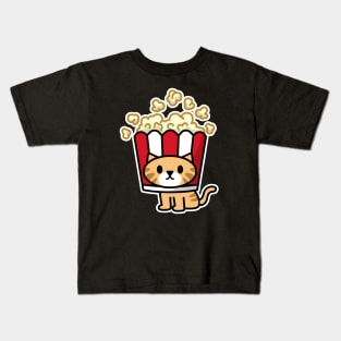 PopCorn Cat Kids T-Shirt